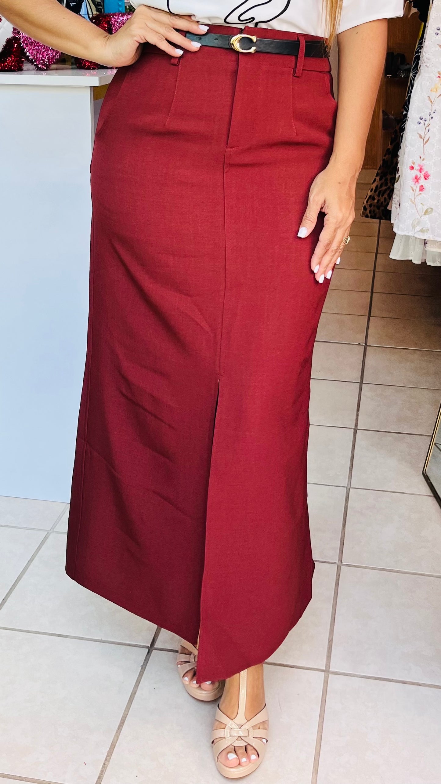 Falda Rojiza