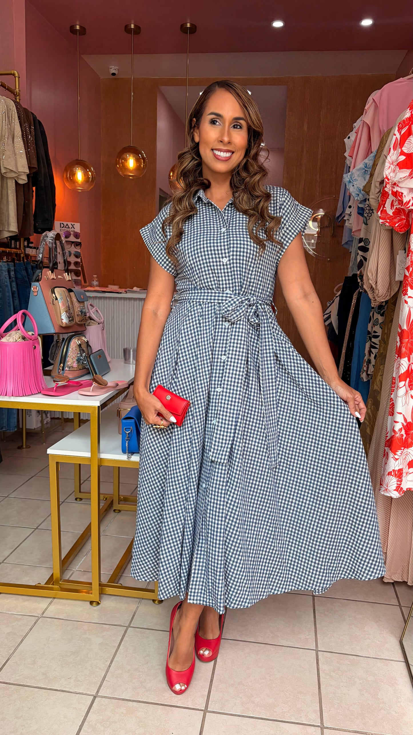 Gingham Dress