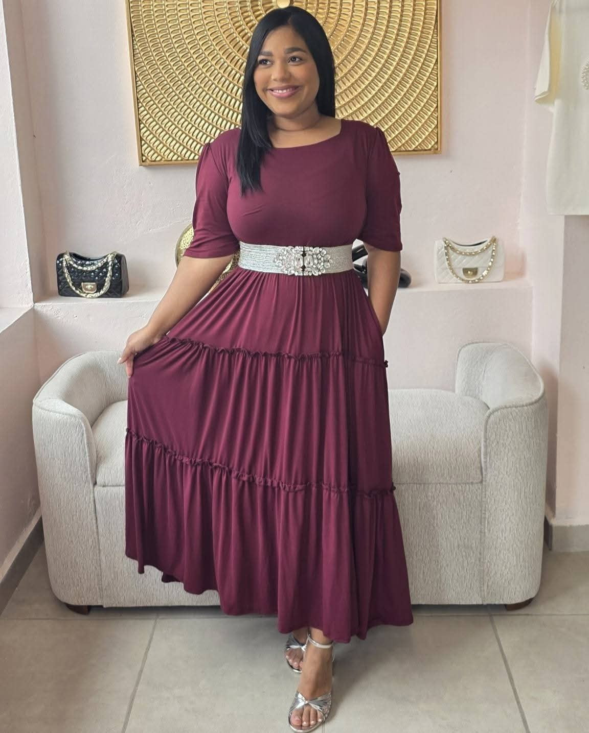 Midi Dress Plus Size