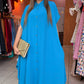 Teal Midi Tunic Dress