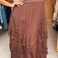 Chocolate Lace Skirt