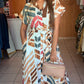 Geo Chic Maxi Dress
