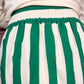 Green Stripe Skirt