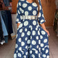 Polka Dot Maxi Dress