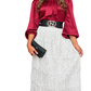 Amélie Bow Blouse- Burgundy