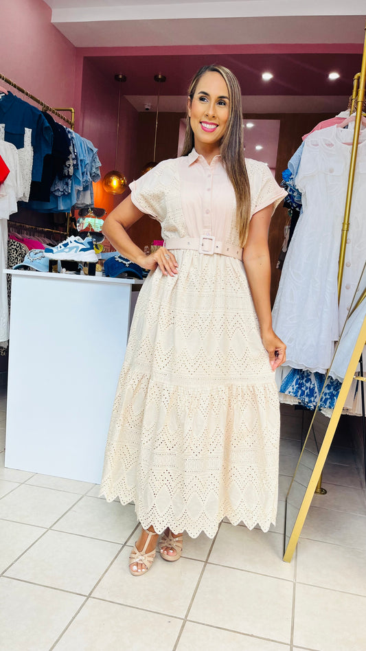 Beige Maxi Dress
