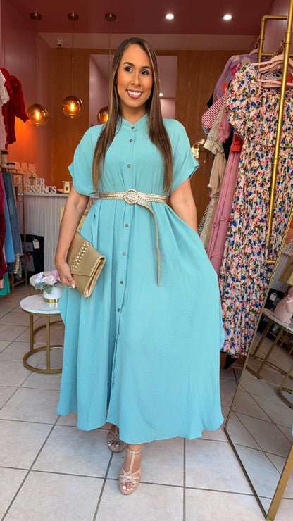 Menta Midi Tunic Dress