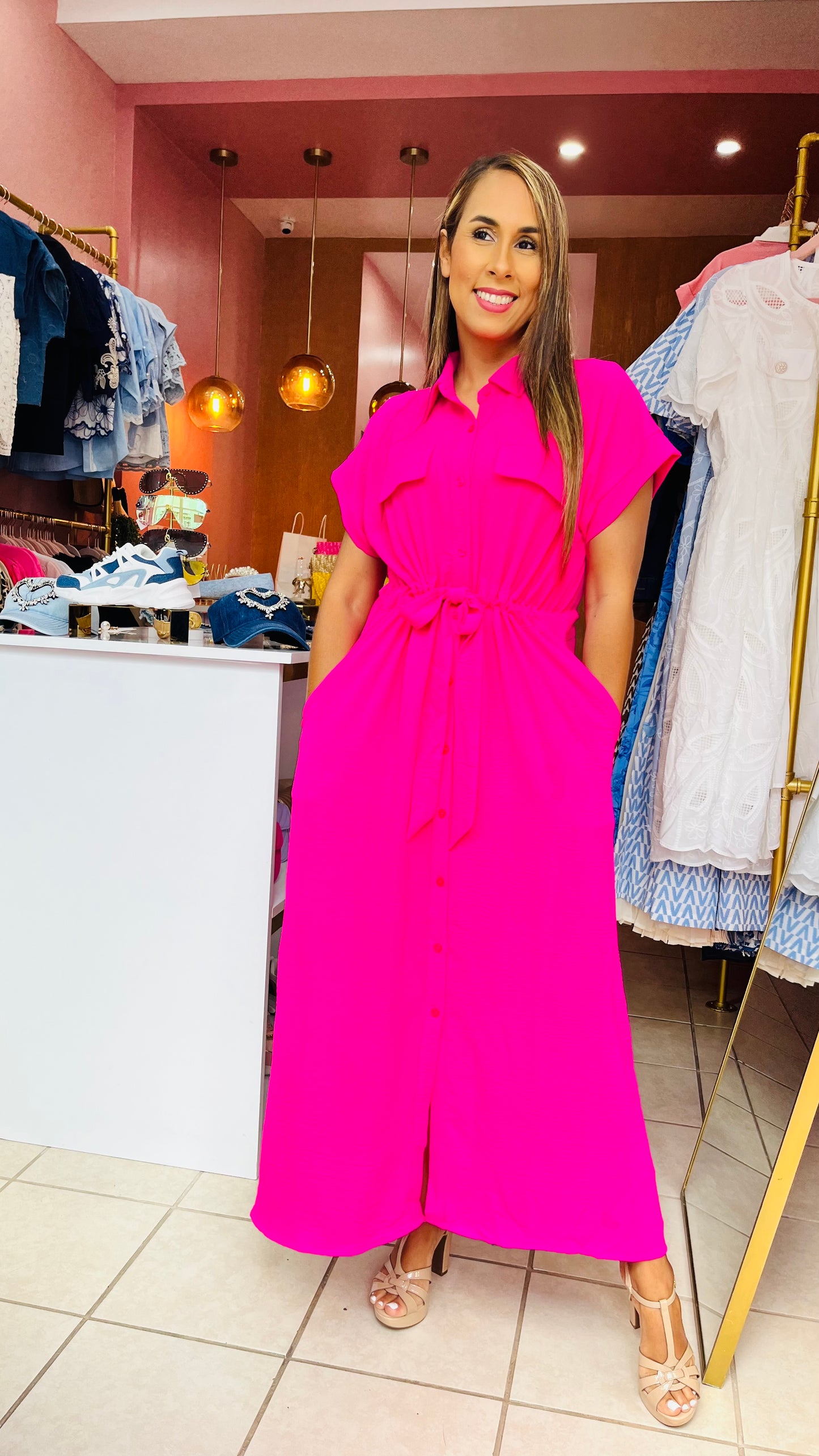 Solid Maxi Dress