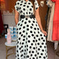 Polka Dot Midi Dress