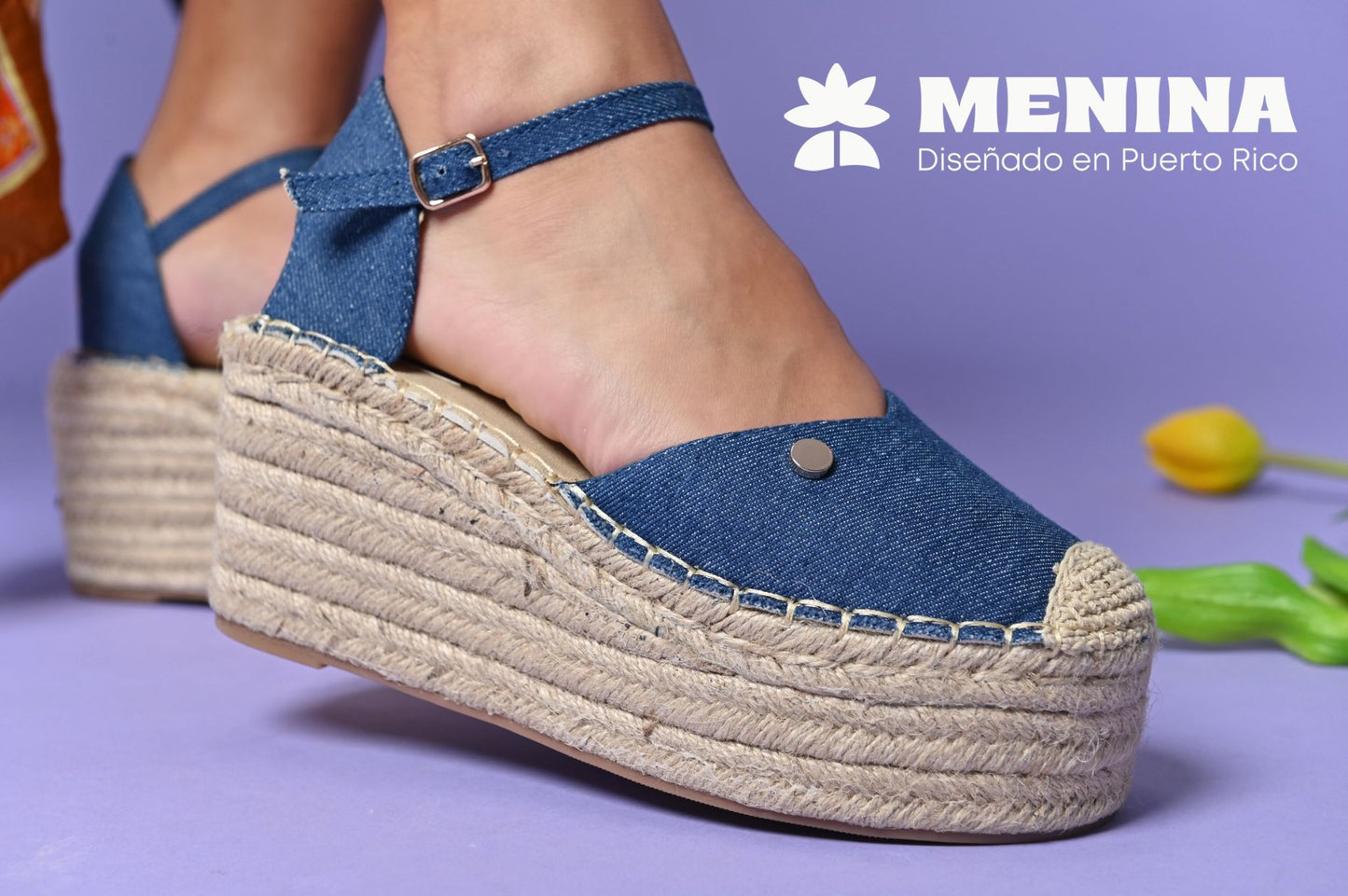 Menina Flat Form Denim
