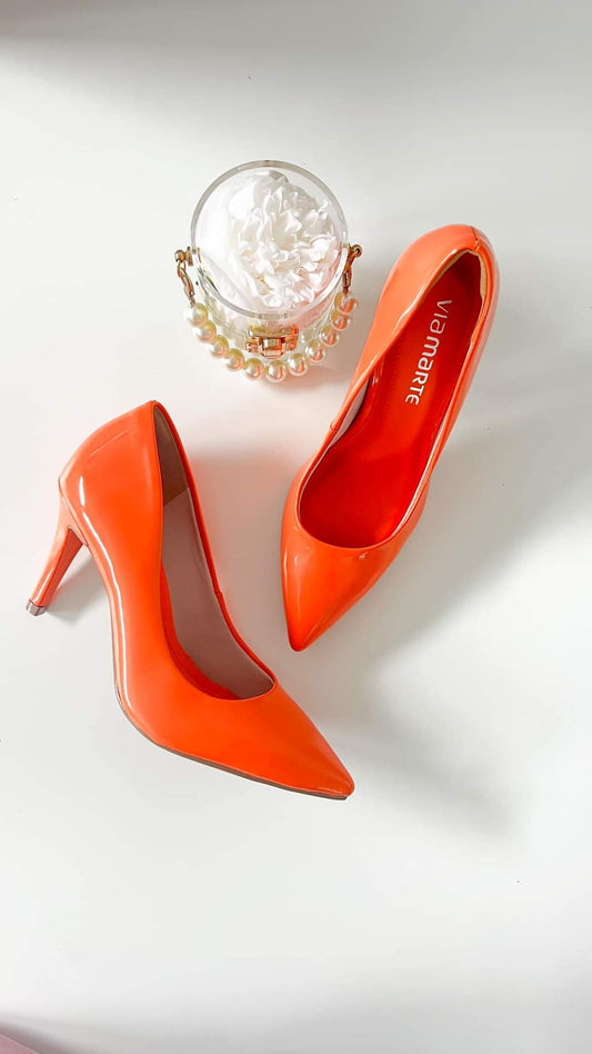 Orange Pumps