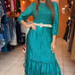 Teal Midi Dress