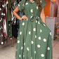 Olive Dots Dress
