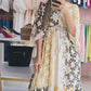 Gold Boho Dress
