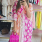 Pink Boho Dress