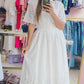 Eyelet Shirt and Skirt Set