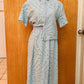 Eyelet Shirt and Skirt Set