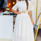 Eyelet Shirt and Skirt Set