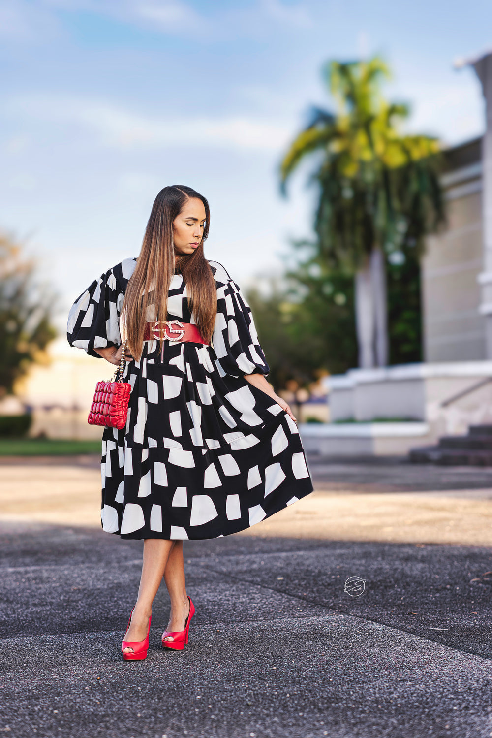 Black & White Dress