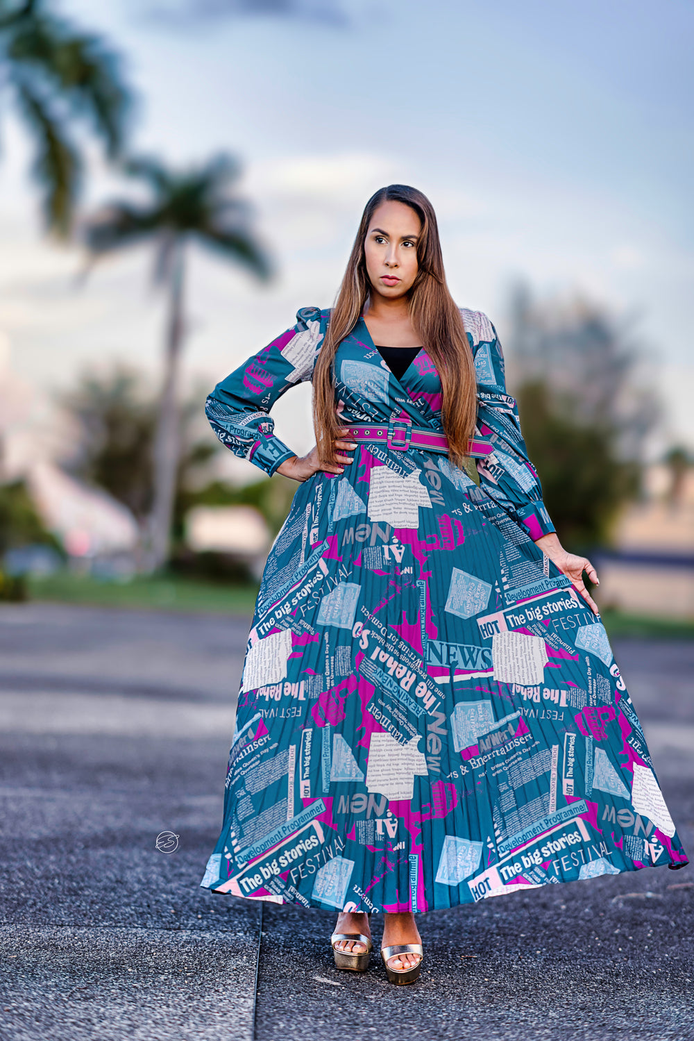 Teal Maxi Dress