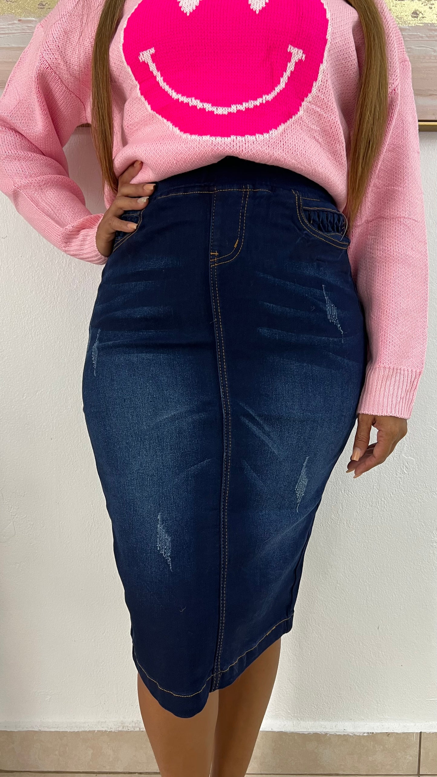 Denim Skirt - Falda Mahón